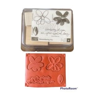 Stampin' Up! Retired Stamp Set - Remembering You.